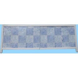 Экран для ванны Метакам Монолит, 148 см, голубой кафель
