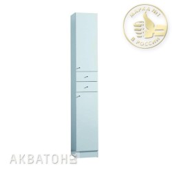 Шкаф-пенал Акватон Симпл 1224-3, 54х192 см, правый, белый