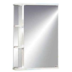 Шкаф-зеркало Домино Оазис 50, 50х70 см, правый, белый