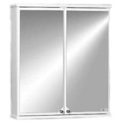 Шкаф-зеркало Домино Мираж-60, 60х70 см, белый