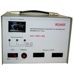 Стабилизатор напряжения ACH-1500/1 ЭМ. 1.5кВт. Ресанта