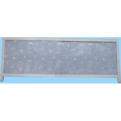 Экран для ванны Метакам Монолит, 148 см, голубые ракушки