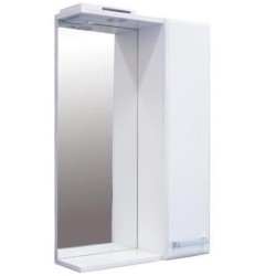 Шкаф-зеркало Sanita Идеал-01, 52х80 см, белый