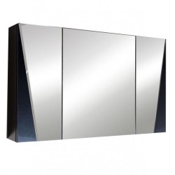 Шкаф-зеркало Valente Vanto V800 12, 80×50 см, черный