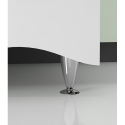 Тумба с раковиной Aqwella Арт-Деко 01.06.+7.26565В, 65х85 см, белая