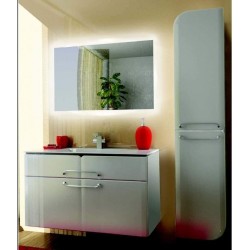 Зеркало Edelform Next 100, 95х60 см, белый, подсветка