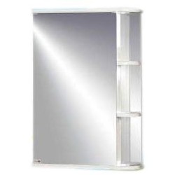 Шкаф-зеркало Домино Оазис 60, 60х70 см, левый, белый