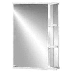 Шкаф-зеркало Домино Оазис-50, 50х70 см, левый, белый