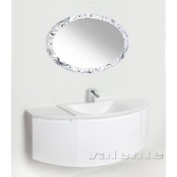 Зеркало Valente Ispirato Isp 700 11 01, 70х50 см, белый, светодиодная подсветка